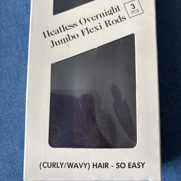 Luckybear Heatless Overnight Jumbo Flexi Rods Hair Curlers - Picture 2 of 3